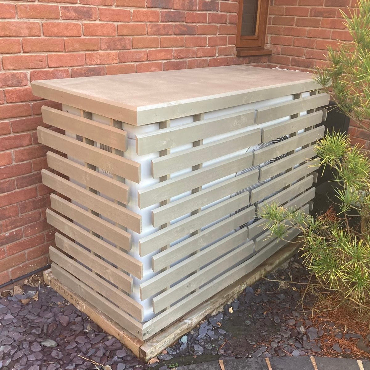 Heat Pump Cover in Antler Brown