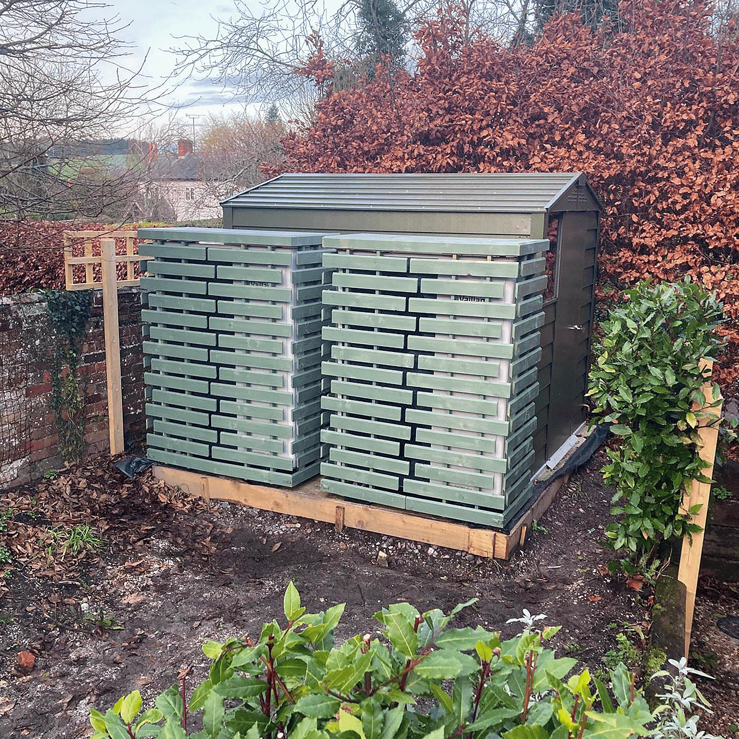 Double Fan Heat Pump Cover
