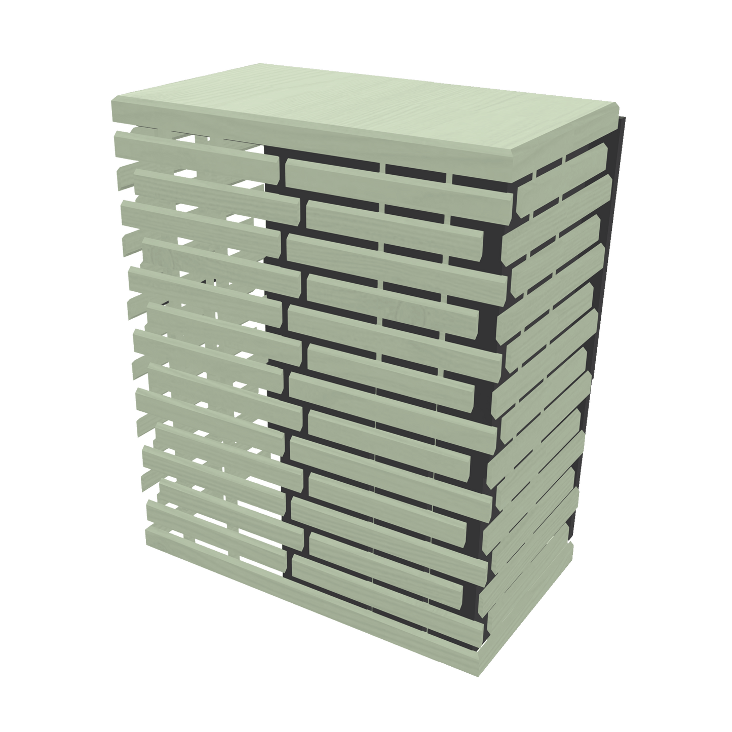 Double Fan Heat Pump Cover