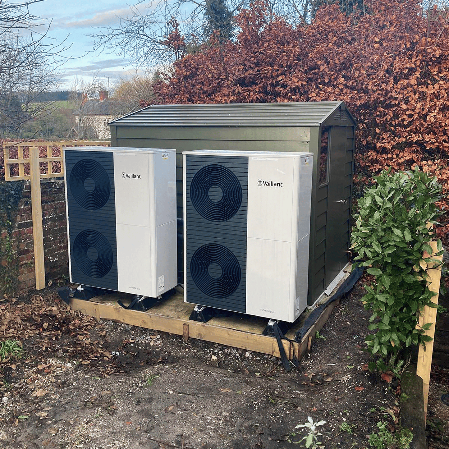 Double Fan Heat Pump Cover