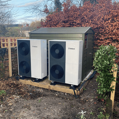 Double Fan Heat Pump Cover